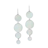 AE-1227-MOP Sterling Silver Earring With Mother Of Pearl